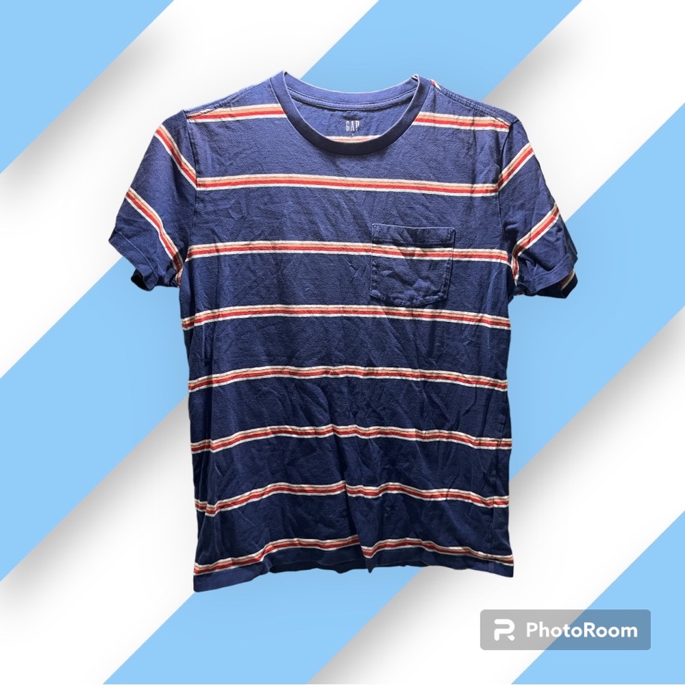 GAP retro pocket striped tee shirt